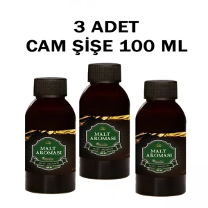 Anis Malt Aroma Verici (Yeşil) 100 Ml. Cam Şişe  3 Adet
