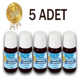 Anis Gold Kristal Anason Aroma 50 Ml. x 5 Adet 